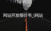 网站开发报价书_(网站定制开发报价)